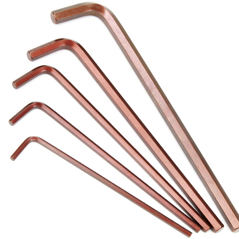 L型内六角扳手单个平头搬手球头板手内6角小螺丝刀内六方六菱角S2