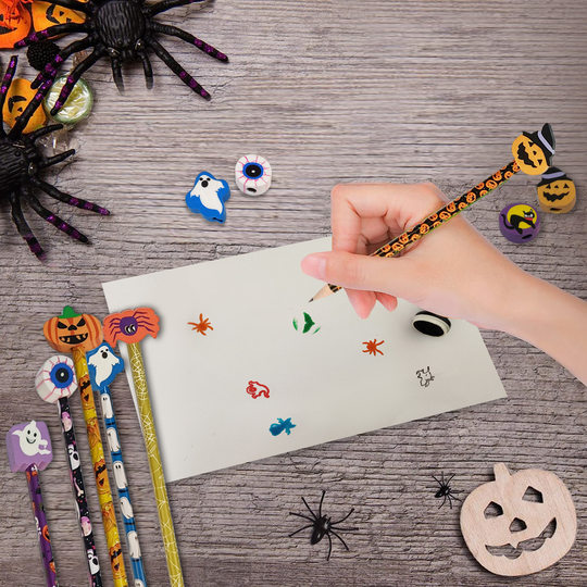Amazon Explosions Holiday Pencil Eraser Easter Ghost Festival Halloween Valentine's Day Gift Pencil HB