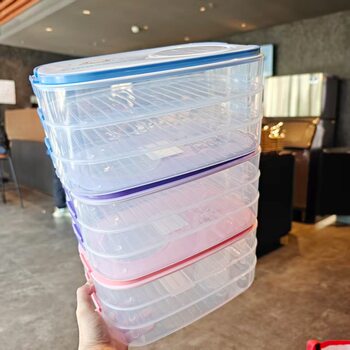 Genuine Authorized Sanrio Melody Big-Eared Dog Stationery Storage Box Refrigerator Frozen Dumplings Multi-Functional Storage Box