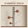 Simple Light Luxury Home High-value Hanging Bag Shelf Bold Stainless Steel Marble Floor-standing Antique Clothes Shelf