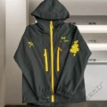 Snake bird black yellow zipper