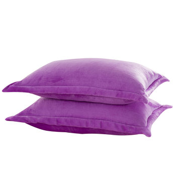 Solid Color Warm Flannel Pillowcase Pair of Double-sided Fleece Single and Double Adult Simple Breathable Envelope Pillowcase