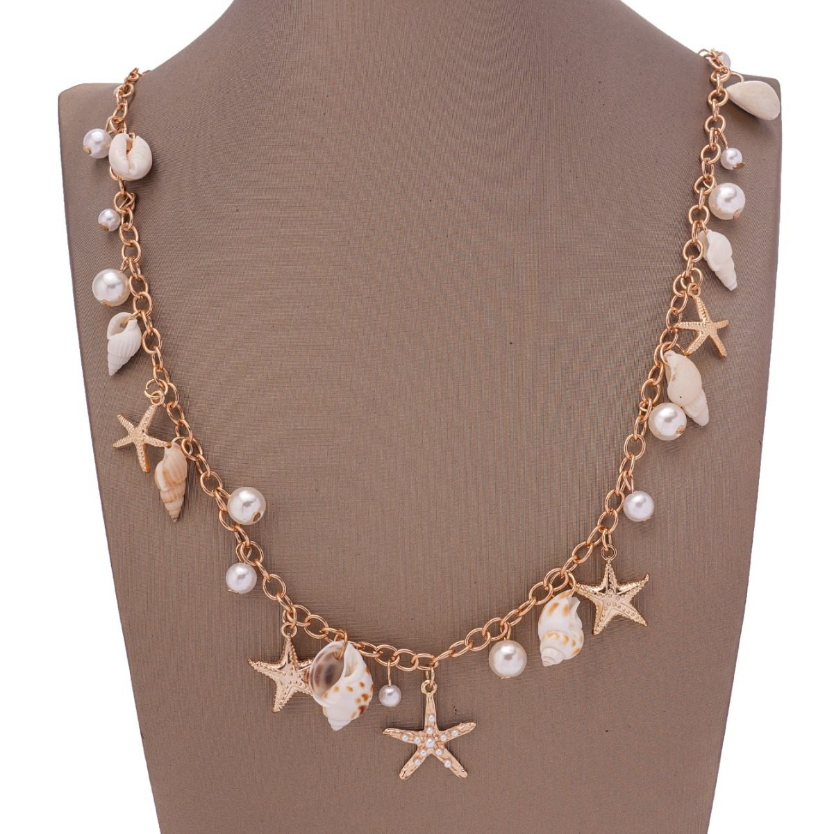 Bohemian Beach Shell Body Chain Summer Seaside Bikini Imitation Pearl Starfish Conch Pendant Waist Chain for Women