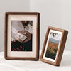 High-Grade Walnut Mortise and Tenon Photo Frame, Solid Wood Photo Frame, Wooden A4 Picture Frame, 10inch Ornaments, Photo Hanging on the Wall