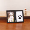 Cross-Border Pet Hand and Foot Print Photo Frame Table Double 6inch 7inch Baby Hand and Foot Print DIY Commemorative Frame Wholesale