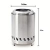 Stainless Steel Outdoor Wood Stove Indoor Courtyard Convenient Stove Tabletop Stove Tabletop Smokeless Stove Bonfire Stove Charcoal