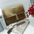 Brown silk bag blanket