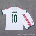 2627 Real Madrid home jersey with number 10 Mbappé printed on it