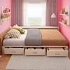 Modern Simple Multi-function Storage Bed Without Bedside Household Small Apartment Side Opening Air Pressure Tatami High Box Drawer Bed
