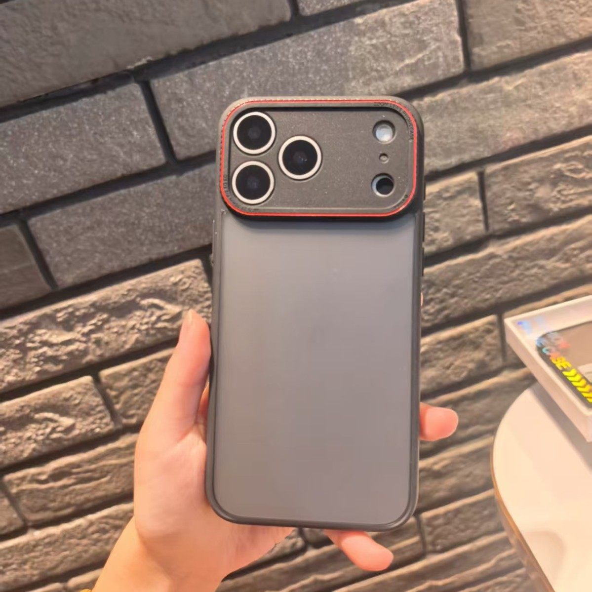 Palm Electric Rule New Lycra Touch Skin Feel Matte Suitable for Apple 17Promax Phone Case