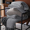 New Waffle Knitted Nordic Style Simple Blanket Ready for Delivery Wool Blanket