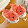 Children's Cotton Slippers Autumn and Winter Cartoon Shark Boys Indoor Non-Slip Teenagers Thick-Soled Warm Home Cotton Slippers