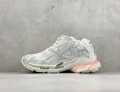 7.5 white half-light shoes