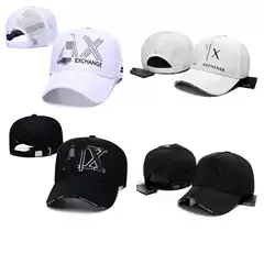Foreign trade AX letter embroidery baseball cap men's and women's new cap simple all-match trend wholesale sun hat hat