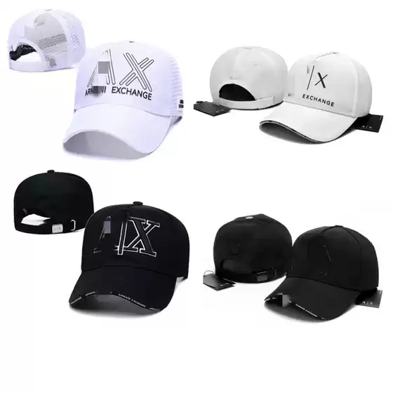 Foreign trade AX letter embroidery baseball cap men's and women's new cap simple all-match trend wholesale sun hat hat