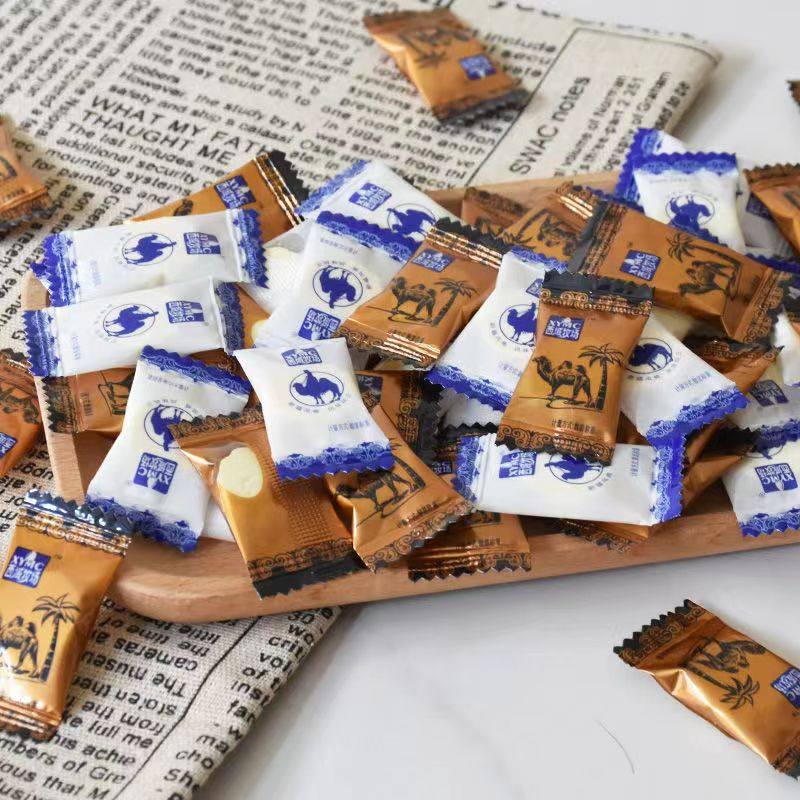 Xinjiang camel milk tablets 158g individually packaged sea buckthorn flavor probiotics camel milk tablets Western region ranch camel milk shell