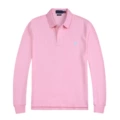 Pink with blue pony logo