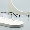 3125 classic business box flat glasses frame men's tide large frame metal anti-blue light myopia glasses frame wholesale