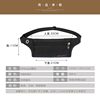 Men's Canvas Mobile Phone Waist Bag Breathable Outdoor Sports Mountaineering Chest Bag Construction Site Work Stall Men's Mobile Phone Bag