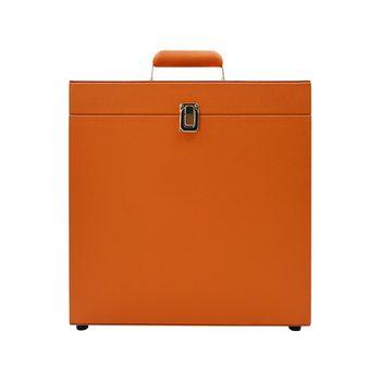 Vinyl Record Storage Box 12inch Gramophone Disc Cdlp Classification Storage Box Portable Satchel Leather Suitcase Collection