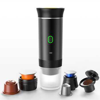 Portable Capsule Coffee Machine Household Small Coffee Pot Heating Household Electric Espresso Machine