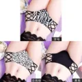 208 letters + white leopard print + black