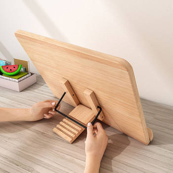 Solid Wood Desktop Reading Rack for Students and Kidsren's Book Reading Rack Adjustable Postgraduate Entrance Examination Fixed Reading Artifact Bracket