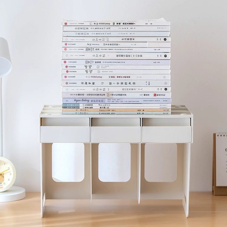 Multifunctional Drawer Bookshelf Desktop Pen Holder Reading Rack Student Book Book Stand Partition Partition Stand Bookshelf