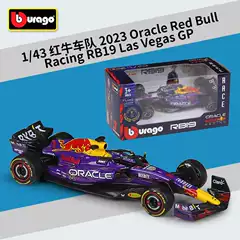 Bemi High 1:43F1 Racing 2023 Red Bull RB19 Las Vegas Station Simulation Alloy Finished Car Model