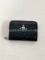 Black crocodile pattern multi-card slot coin purse