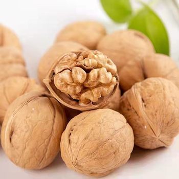 Xinjiang 185 Paper-Skinned Walnuts, Hand-Peeled Large-Capsules New Walnuts, Nutritious Nut Snacks, Raw Large Walnuts