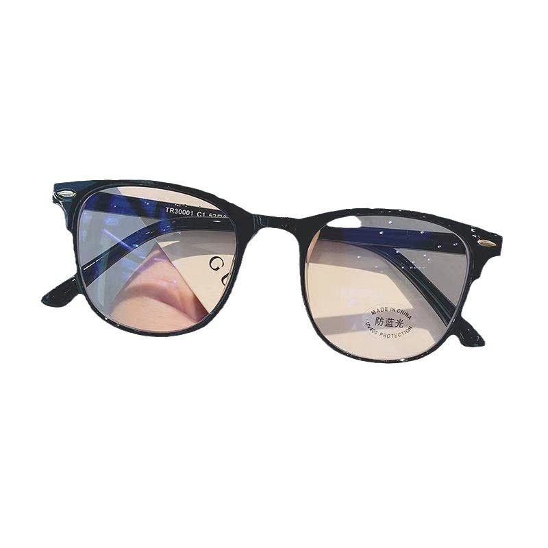 2022 anti-blue glasses 7008 women's plain glasses computer goggles retro glasses frame women's square frame 1