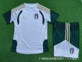 26-27 italian white short-sleeved suit