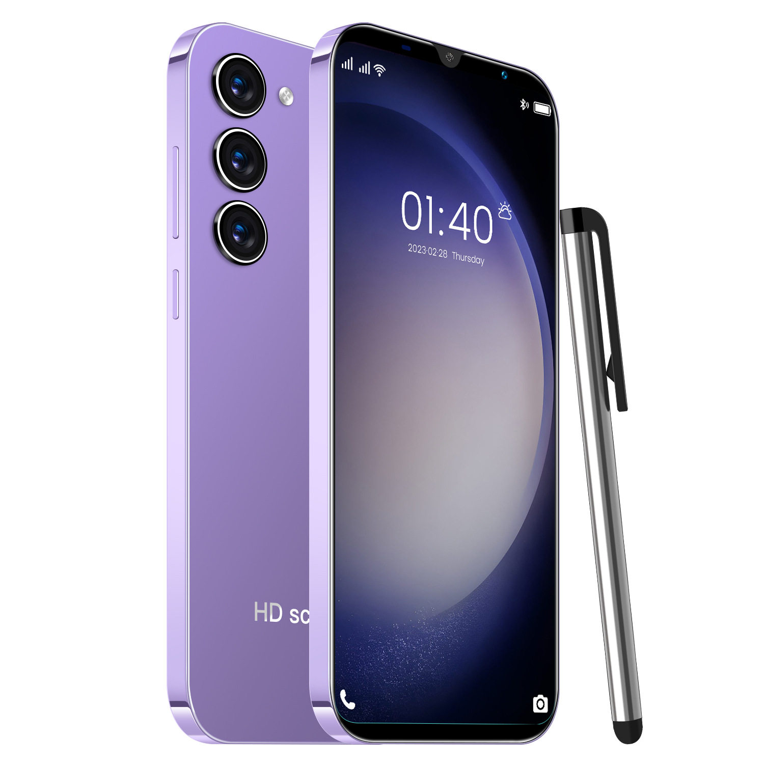 2023新款S23+跨境手机5.5寸16+512G智能安卓外贸手机源头厂家代发