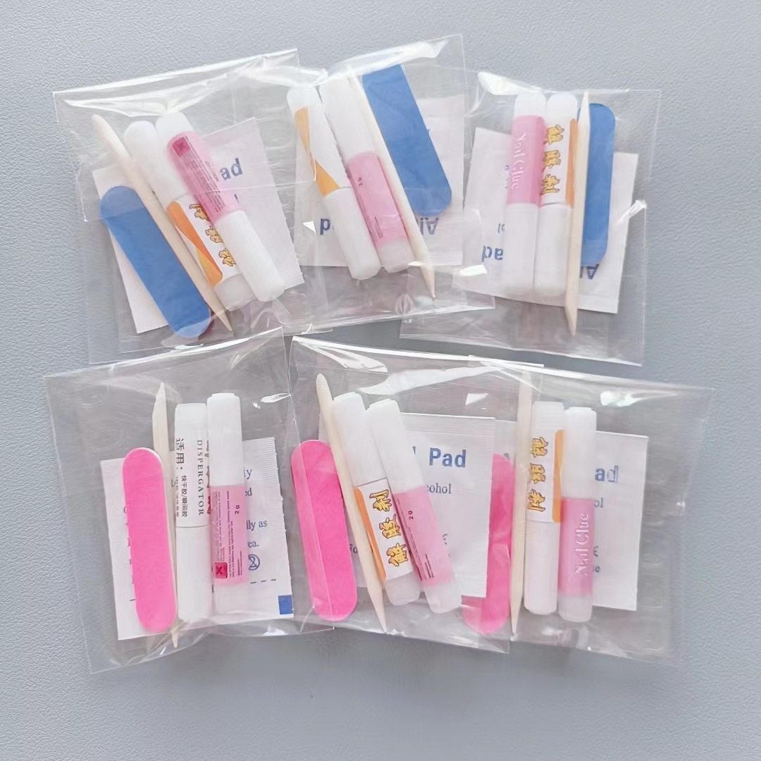 Wear nail tools suit six-piece set pure hand-wear nail tool kit jelly wholesale