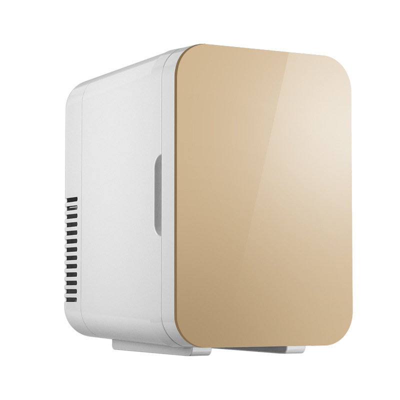 Car Small Refrigerator, Home and Car Dual-Use Refrigerator, Refrigerated Dormitory Retro Mini Refrigerator, Insulated Portable Multi-Function Box