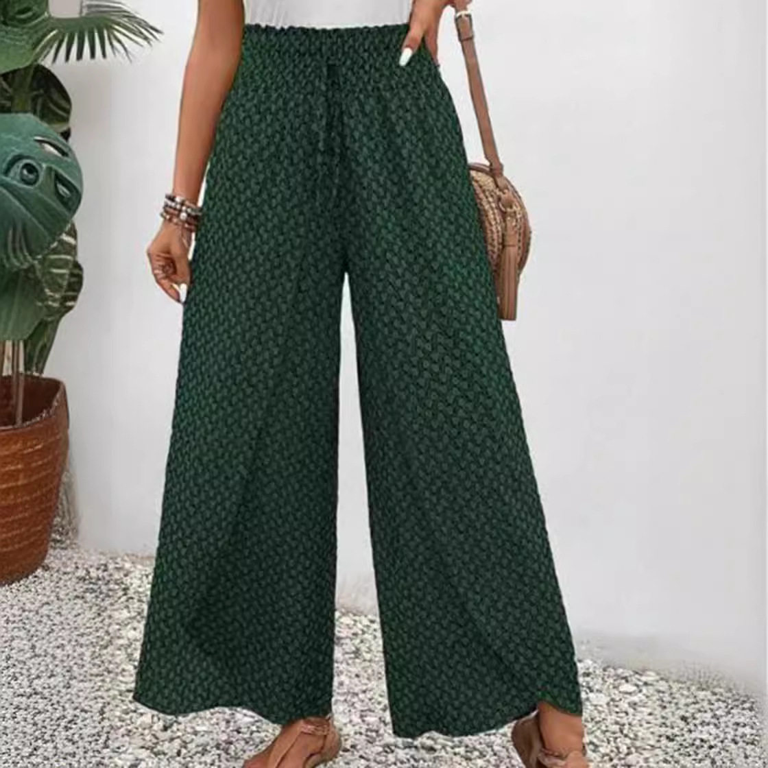 Womens Vintage Bohemian Wide Leg Trousers Loose Fit Urban Style Spring Fall Wholesale Available
