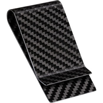 New Portable Moisture-Proof Carbon Fiber Cross-Border Amazon Popular Ebay Striped Wallet Card Holder Copper Wallet