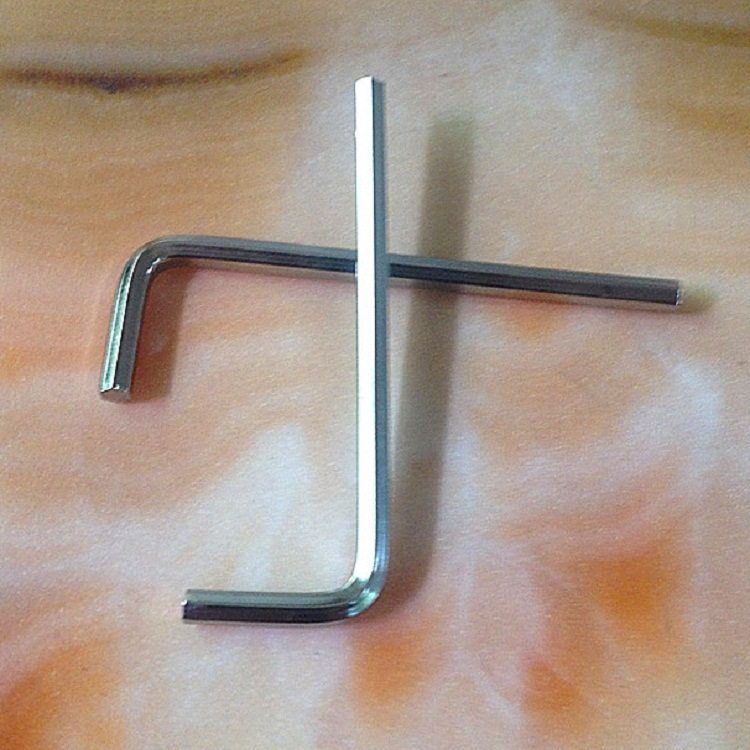 厂家产销家具电子螺丝适配中高碳钢加硬淬火L型内六扳手H3*19*57