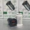 Car charger fast charging QC4.0 PD20W car cigarette lighter one-on-two conversion head double fast charging car charging head