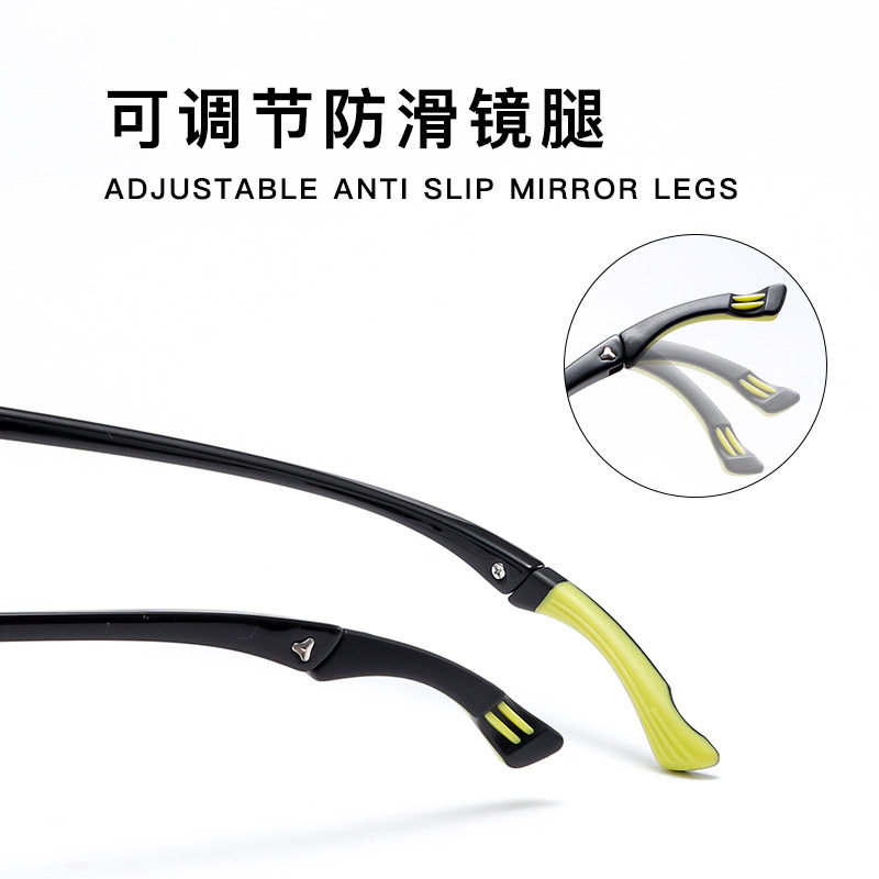New Ultra-Light Tr Glasses Frame Men's Adjustable Temples Student Sports Glasses Frame 8810 Danyang Glasses Wholesale