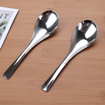 Earl Spoon 201 Stainless Steel Spoon Palace Soup Spoon Thickened Western Food Spoon Kindergarten Hotel Home Wholesale