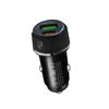 New car charger super fast charger one drag two 75W cigarette lighter dual plug fast charger car charger PD45W