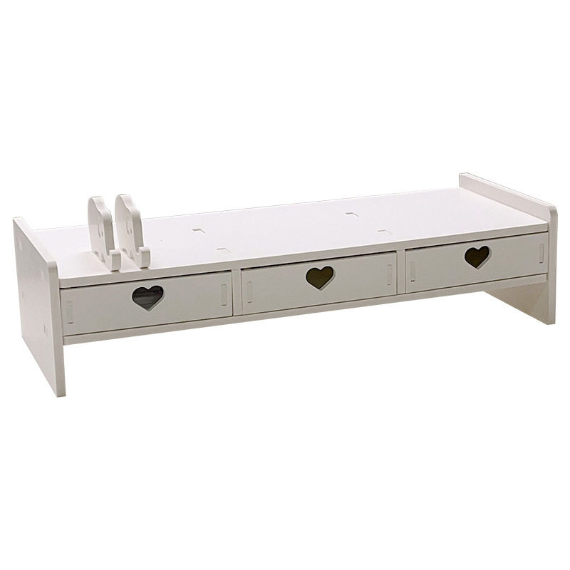 Computer Elevated Desktop Display Stand Multi-Functional Desktop Storage Elevated Stand Notebook Drawer Pad Rack