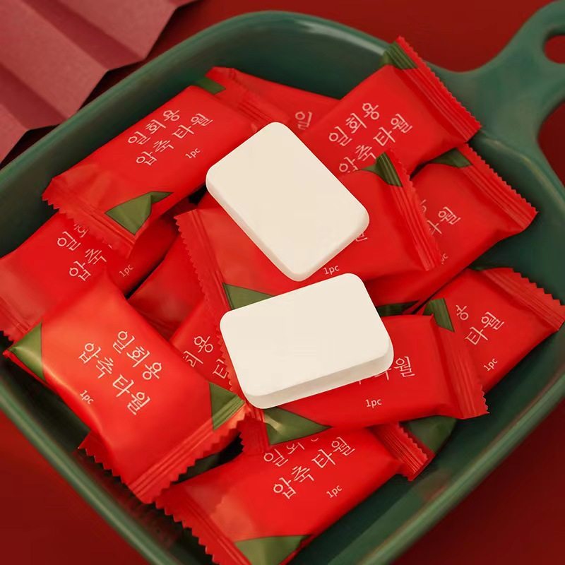 Compressed Towel, Travel Towel, Thickened Version, Portable Disposable Face Towel, Makeup Remover, Cleansing Towel, Small Square Towel