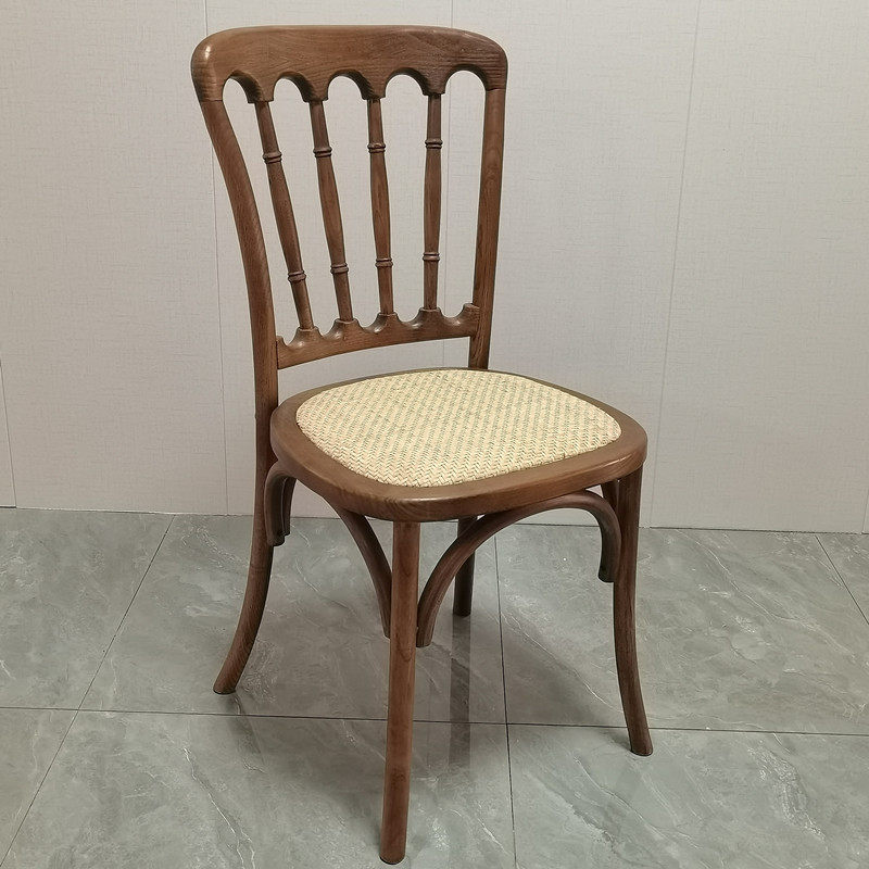 美式复古实木方形桌椅组合咖啡厅奶茶店甜品店西餐厅清吧商用桌子