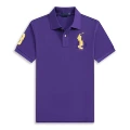 Polo purple large yellow label