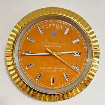 14.16inch Rado Wall Clock Metal Case Baida. European Style Submariner Watch, Minimum Order Quantity Is One Piece