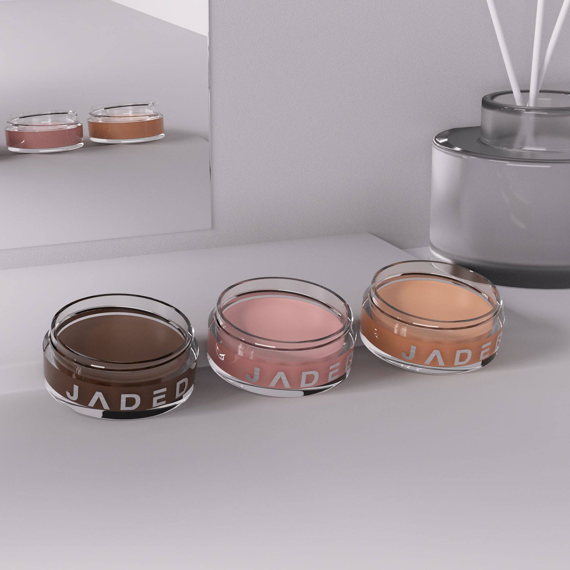 JADED Vital Qi Supply Station Eye Shadow Cream Monochrome Lasting Concealer Nude Earth Color Revision Low Saturation Matte