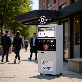 Customized Commercial Unmanned Coffee Machine, Qr Code Milk Tea Machine, Convenience Store, Hotel, Professional Intelligent for Gaming and Entertainment